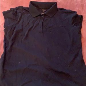 Black collard shirt